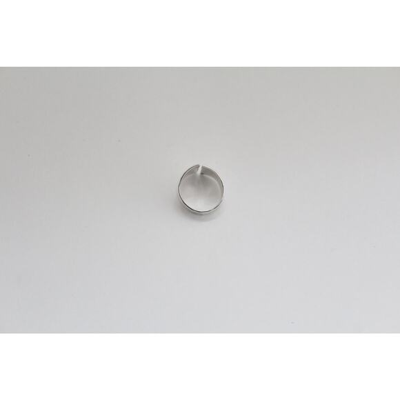 Sterling Silver Adjustable Hammered Shield Ring, Adjustable Hammered Shield Ring - Picture 5 of 9